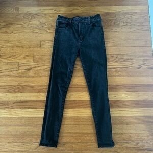 Abercrombie & Fitch Black High Rise Skinny Jeans size 28